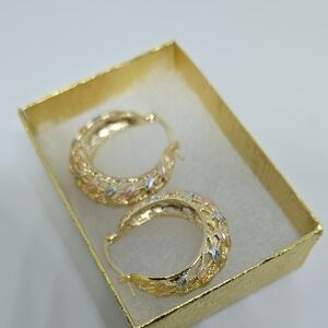 Elegant 14kt Gold Filled Hoop Earrings